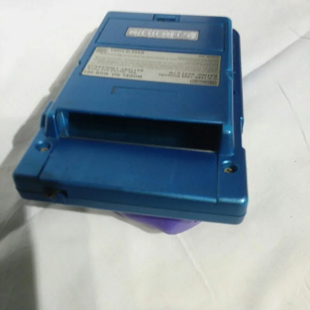 1989-1996 Nintendo GameBoy Pocket Color Teal Blue MGB-001 Game WORKS!
